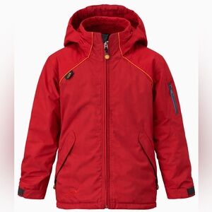 Obermeyer Altitude Youth 10 Red Ski Jacket Waterproof Snowboard Hood Winter Coat